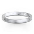 thumbnail image 3 of Stackable Birthstone Ring with Engraving - Cubic Zirconia / White Topaz (April), 3 of 7