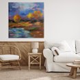 thumbnail image 3 of Stupell Industries Contemporary October Glow Lakeside Reflection Canvas Art, 36 x 36, by Silvia Vassileva, 3 of 8