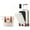 Ivory, variant on Euroco 4 Piece Luggage Sets, 20" Carry On Luggage with Front-Opening & Cup Holder, 20/28inch Hardside Suitcase Set with USB Charging Ports,TSA Lock & Spinner Wheels for Travel,Black+Brown