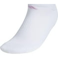 thumbnail image 2 of Women's adidas 6-Pack Athletic No-Show Socks Color: White Size: N/A, 2 of 7