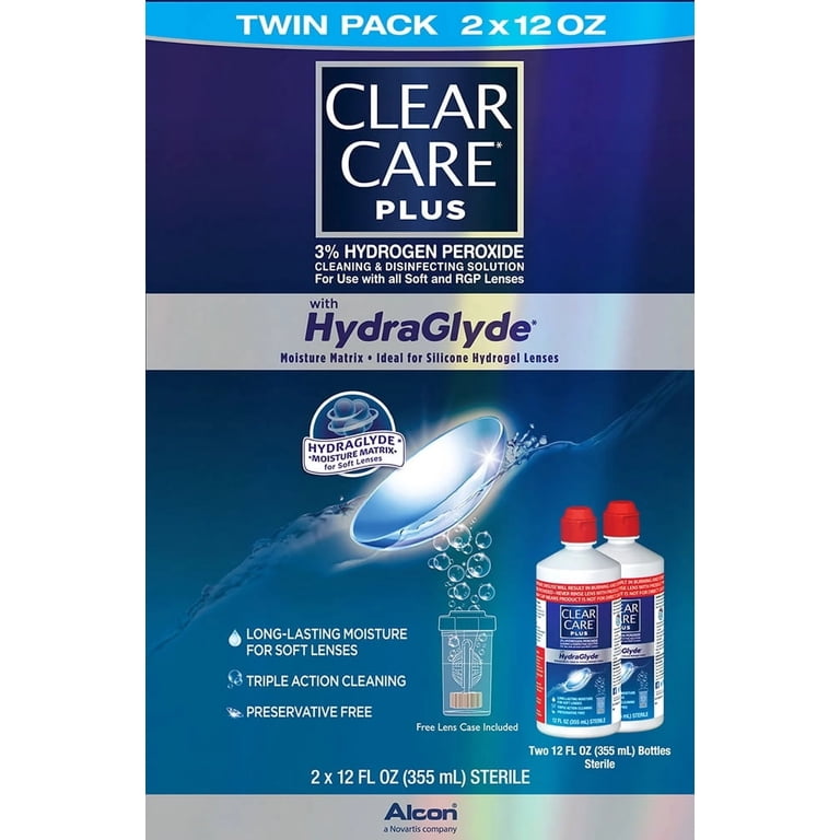 CLEAR CARE PLUS Cleaning & Disinfecting Contact Lens Solution with