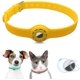 thumbnail image 1 of Soporte para collar de perro Collar de gato con 1 protector de alta definición Collar de perro de silicona suave de 9-19.5 pulgadas para Apple Cat Puppy - Amarillo_ kaili Sencillez, 1 of 5