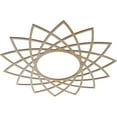 thumbnail image 2 of Ekena Millwork 36"OD x 13 7/8"ID x 3/8"T Eleanor Wood Fretwork Pierced Ceiling Medallion, Hickory, 2 of 3