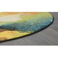 thumbnail image 5 of Avon Contemporary 5' Round Multi-Color Polypropylene Indoor Area Rug, 5 of 6