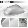 thumbnail image 6 of Unique Bargains Car Right Side Mirror Cover Cap Rearview Mirror Cover Cap for Toyota Prius 2016-2019 ABS Silver Tone, 6 of 6