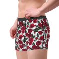 thumbnail image 2 of Uemuo Rose Flowers Pattern Men's Boxer Briefs,Trunk Anti-Chafing,Comfortable, Durable, and Stylish Underwear-, 2 of 9
