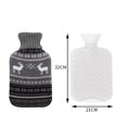 thumbnail image 2 of Botella de agua caliente de goma de 2l con cubierta para aliviar el dolor, paquete de bolsa caliente para calambres menstruales, 2 of 5
