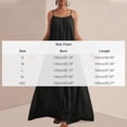 thumbnail image 2 of jehdhy Summer Dress for Women Round Neck Spaghetti-strap Long Maxi Dress Rufffle Pleated Dress Loose Flowy Vacation Beach Sun Dress, 2 of 5