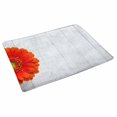 thumbnail image 2 of MKHERT Gerbera Daisy Flower on White Wood Table Doormat Rug Home Decor Floor Mat Bath Mat 30x18 inch, 2 of 3