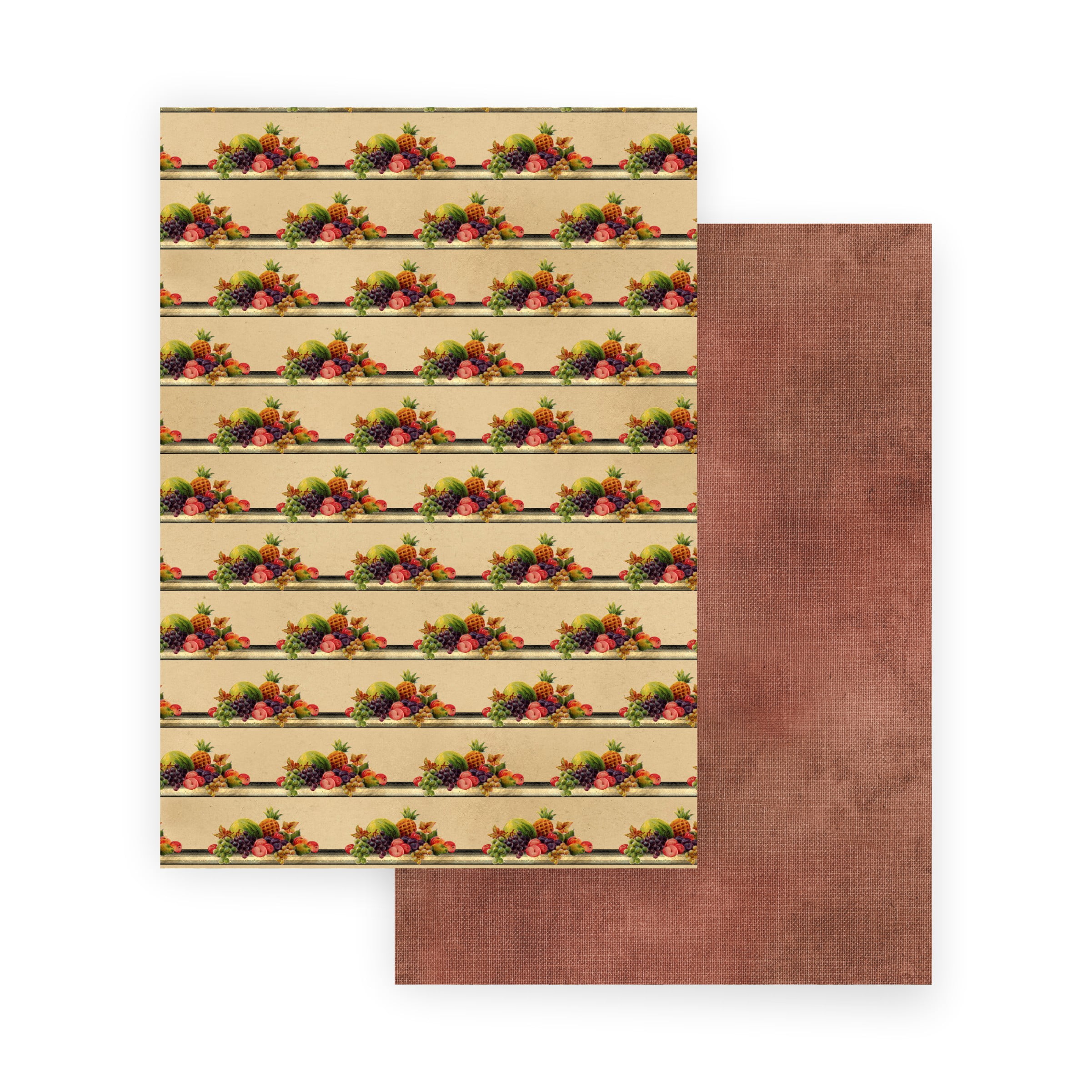 Scrapbooking Paper VINTAGE THANKSGIVING 10 Double Sided Sheets 8.25 x 11.75, Craft Paper, Decoupage Paper, Decorative Paper, Vintage Paper