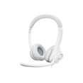thumbnail image 1 of Logitech H390 Wired Headset for PC/Laptop, Off-white - Headset - on-ear - wired - USB-A - off-white, 1 of 10