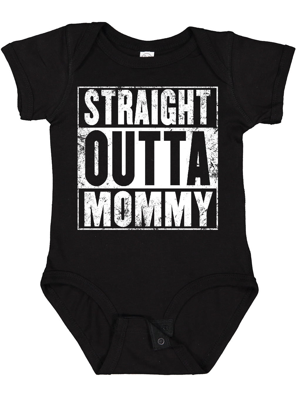 Inktastic Straight Outta Mommy Funny Infant Creeper Birth Humor One-piece 
