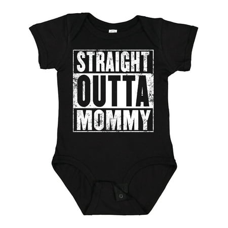 

Inktastic Straight Outta Mommy Funny Gift Baby Boy or Baby Girl Bodysuit