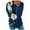 Blue, variant on Crew Neck Sweatshirts for Women Plus Size Color Block Graphic Sweatshirt Top Long Sleeve Lightweight Fall Clothes Sweatshirts
