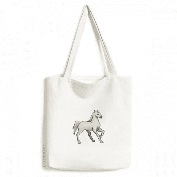 Storytelling Stories Cheval Tote Canvas Bag Shopping Satchel Casual Handbag