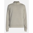 thumbnail image 6 of Avia Men's Twill ScubaKnit Quarter Zip Pullover Sweatshirt, Sizes XS-4XLT, 6 of 6