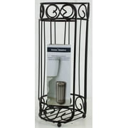 Home Basics Scroll Collection Bronze Bath Tissue Reserve