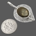 thumbnail image 2 of Natural Mexican Cabbing Fossil 925 Sterling Silver Pendant Jewelry P-1218 SDP149523, 2 of 5