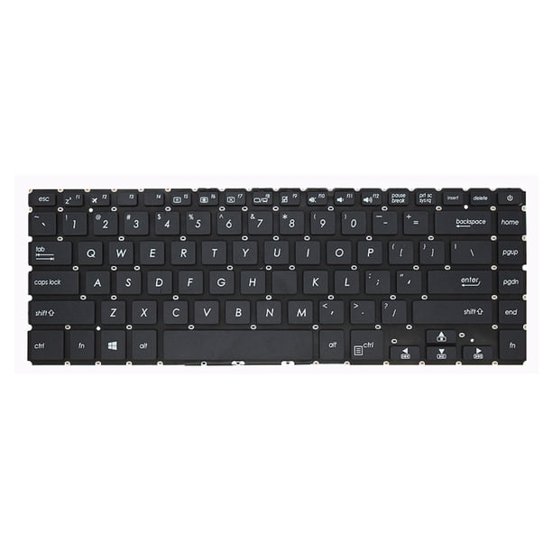 Matsuzay Teclados Aparato de entrada Oficina Hogar Accesorios a prueba de polvo Componente de computadora Teclados Reemplazo para VivoBook S510 Juegos de teclado y mouse para computadora