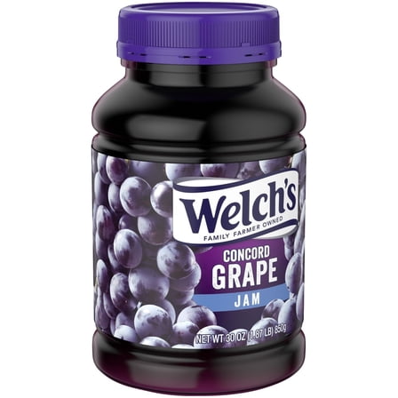 ( 2 Pack )Welch's Concord Grape Jam, 30 Oz Jar