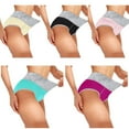 thumbnail image 1 of Culottes Unies Patchwork pour Femmes sous-Vêtements Culottes Bikini, 1 of 8