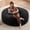 Black, variant on zyoiszvq 3.5ft Bean Bag Chair for Adults with Filling Memory Foam,Adult Bean Bag Chairs with Removable Flannel Cover,Living Room,Bedroom,Dorm