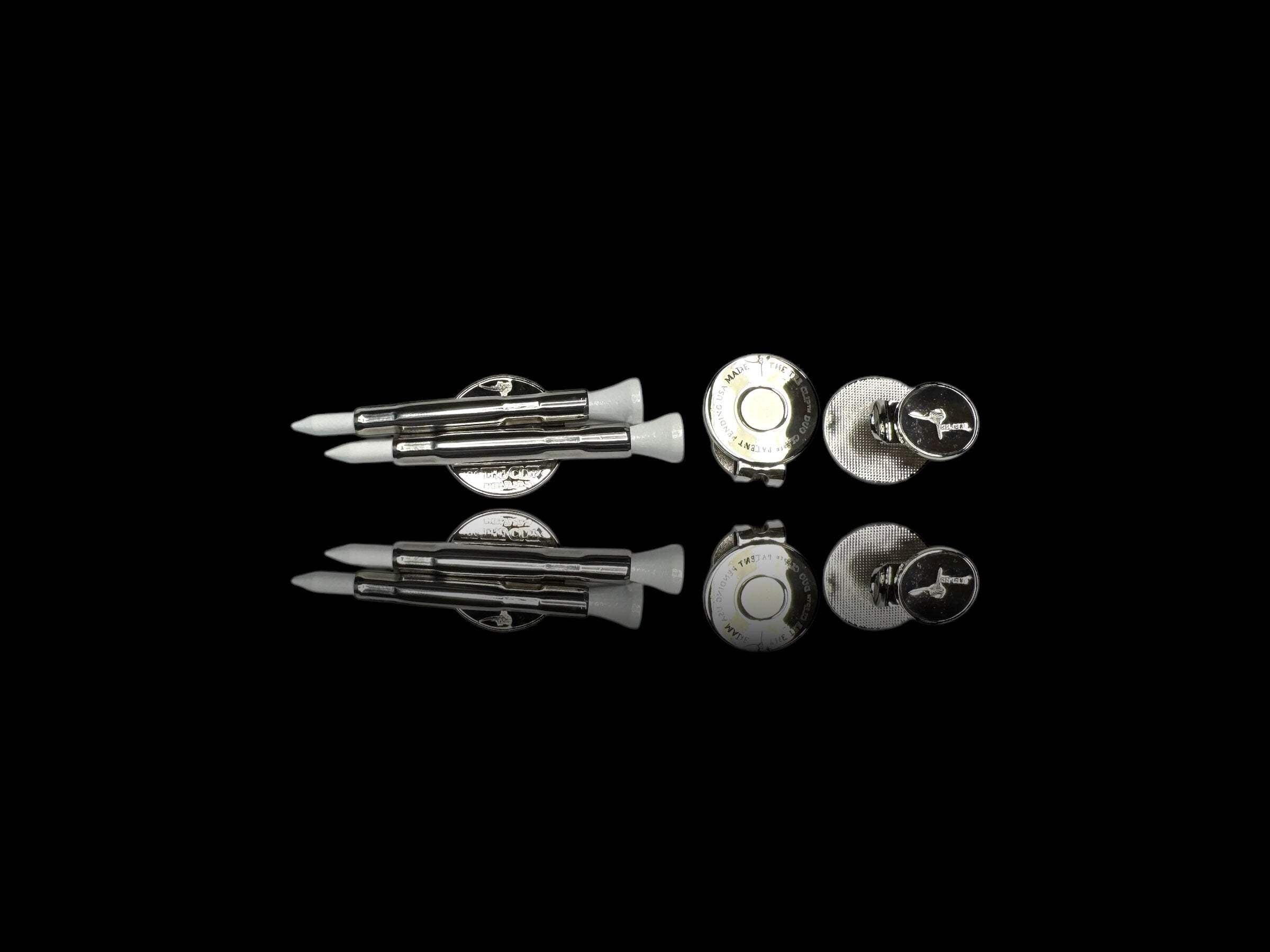 The Tee Clip Magnetic Golf Tee Holder with Magnetic Hat Clip