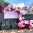thumbnail image 5 of AOWEE Burgundy Balloon Garland Kit, Wine Red Rose Gold Confetti Balloons Latex Arch Garland for Women Girl Birthday Baby Shower Wedding Party, 5 of 8