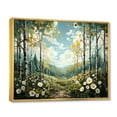thumbnail image 2 of Designart "Silent Woods Birch Woods IV" Tree Birch Floater Framed Canvas Wall Art, 2 of 7