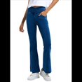 thumbnail image 3 of Leggings de Yoga de Mezclilla Ajustados con Bolsillos y Cintura Alta para Mujer Azul Medio L, 3 of 7