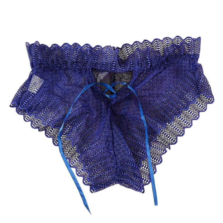 Aayomet Women's Underwear Hot Girls Panty Underwear Bikini String Seamless  Thongs Underwear Solid Nylon Ice Silk,G M 