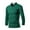 A01-Green, variant on NoxwB (M-7XL)Men's T-Shirt Casual Workout Plus Size Cotton Slim Fit Base Shirt Stand Collar Long Sleeve Pullover Tees Black 2XL