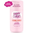 thumbnail image 2 of (3 pack) Happy Curves Natural, Aluminum Free Whole Body Deodorant for Women, Herbal Citrus, Stick, 2.65 oz, 2 of 11