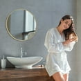 thumbnail image 5 of MCQ 24" Inch Round Wall Mirror - A Touch of Sophistication for Your Home Decor, Gold, 5 of 7