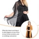 thumbnail image 5 of Guardurnaity Bufanda brillante Sexy de lujo, chal de sombra de protección solar, hilo fino, capas de boda brillantes largas, capa de vestido de Ropa, zapatos y accesorios Miscelánea Naranja, 5 of 6