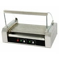 thumbnail image 2 of Machine de Grillade Portable 18 Hot-Dogs 7 Rouleaux en Acier Inoxydable Commerciale avec Couvercle Neuve, 2 of 3