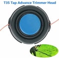 thumbnail image 4 of T35 Tap Advance Trimmer Head 537388101 for Husqvarna 123L 225L 232L 322L 323L 324LX 325L 326L 326LX 322R 323R 324RX 325RX 325RJX 326RX 326RJX Straight Shaft Trimmers & Brushcutters 531300194$$Tools, 4 of 5