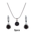 thumbnail image 2 of Guardoinrt Jewelry Sets For Women Lightweight And Comfortable Stylish And Eco-friendly Anti-allergic black, 2 of 6