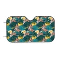 thumbnail image 6 of Lsque Hawaiian Style Car Windshield Sun Shade | Accordion Folding Style Auto Shade for Car Truck SUV Van | Blocks UV Rays Sun Visor Protector | Small, 6 of 7