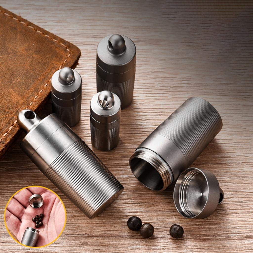Yihuala Portables Waterproofed Storage Daily Keychains Pills Organizers for Medications and Small Items