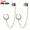 Clip style5, variant on Punk Cross Tassel Earrings Women Integrated Clip Stud Earring Christian Gothic Hip Hop Jewelry Metal Chain Ear Ring Earring Men