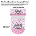 thumbnail image 6 of HELLHERO Elastic Bottom Easy Care Set of 2 with Stretch Bathroom Toilet Cozy Set Toilet Seat Cover Stretch Fit, 6 of 6