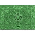 thumbnail image 1 of Ahgly Company Indoor Rectangle Persian Emerald Green Traditional Area Rugs, 2' x 4', 1 of 4