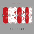 thumbnail image 3 of New Arrival Festival Nail Stickers Winter Snowflake Gloves Nails Art Decal 14Tips Christmas Full Cover Paste Make Up Accessories, 3 of 4