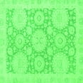 thumbnail image 1 of Ahgly Company Indoor Square Oriental Green Traditional Area Rugs, 3' Square, 1 of 4