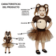 thumbnail image 3 of Disfraz Primavera 2 en 1 Changuita Oso Tutú Infantil Niña Talla 1 a 3 años, 3 of 7