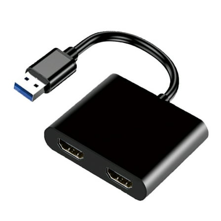 USB 3.0 to Dual HDMI-Compatible Adapter for Phone Laptop Support Win 7/8/8.1/10