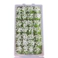 thumbnail image 1 of KLKCMS Réaliste 28 Pcs Fleurs Miniatures Mini Modèle Statique Chemin de Fer Jardin Micro Blanc, 1 of 9