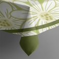 thumbnail image 5 of Square Waterproof Tablecloth Green Daisy Reusable Indoor/Outdoor Durable Table Cover 70 Inch X70 Inch, 5 of 6