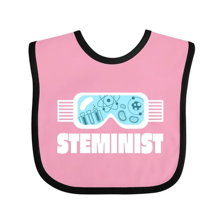 

Inktastic Steminist Women in Science Goggles Gift Baby Boy or Baby Girl Bib